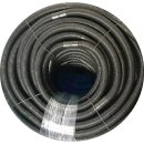 Poolschlauch schwarz &Oslash;38mm mit Muffen, Abstand 1,50m Meterware Schwimmbadschlauch Spiralschlauch Pool-Flex