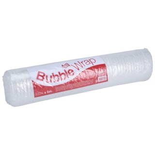 Luftpolsterfolie 5,0mx0,5m Verpackungsfolie Noppenfolie Polsterfolie Transportfolie Blasenfolie