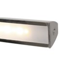 Steinhauer Wandleuchte Litho LED 1-flammig Stahl Matt 60x15,4cm