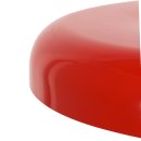 Steinhauer Pendelleuchte Krisip 1-flammig Rot Matt/ Weiß 50x50cm