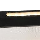 Steinhauer Pendelleuchte Atletiche LED Edelstahl-schwarz, 3-flammig