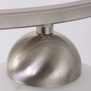 Steinhauer Pendelleuchte Capri 3-flammig Silber Matt/ Weiß 115x30cm