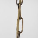 Steinhauer Pendelleuchte Capri 1-flammig Bronze Matt/ Creme 45x45cm