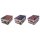 Aufbewahrungsbox Maxi Flags America, England, Australia mit Deckel/Griff 51x37x24cm Allzweckkiste Pappbox Aufbewahrungskarton Geschenkbox