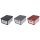 Aufbewahrungsbox Maxi Punkte schwarz, grau, rot mit Deckel/Griff 51x37x24cm Allzweckkiste Pappbox Aufbewahrungskarton Geschenkbox
