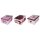 Aufbewahrungsbox Midi Rose Rot, Red Passion, Pink mit Deckel/Griff 37x30x16cm Allzweckkiste Pappbox Aufbewahrungskarton Geschenkbox