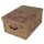 Aufbewahrungsbox Maxi Flower Eco rot mit Deckel/Griff 51x37x24cm Allzweckkiste Pappbox Aufbewahrungskarton Geschenkbox
