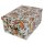 Aufbewahrungsbox Maxi Fruit Orange mit Deckel/Griff 51x37x24cm Allzweckkiste Pappbox Aufbewahrungskarton Geschenkbox
