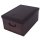 Aufbewahrungsbox Mini Uni bordeaux mit Deckel/Griff 33x25x16cm Allzweckkiste Pappbox Aufbewahrungskarton Geschenkbox